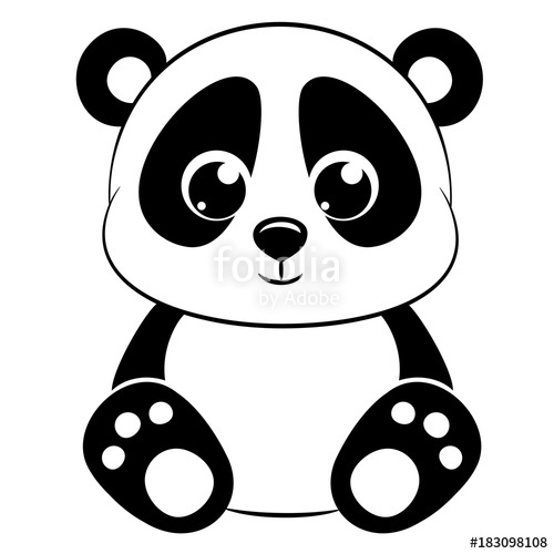 Panda Vector Image at GetDrawings | Free download