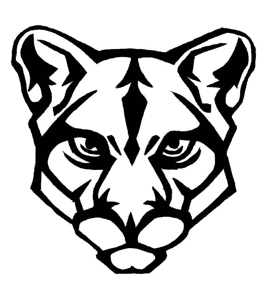 848x928 Panther Head Vector By Jacktonaut
