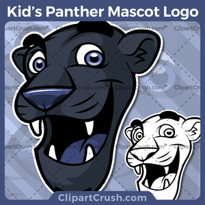 300x300 Cool Panthers Mascot Clipart