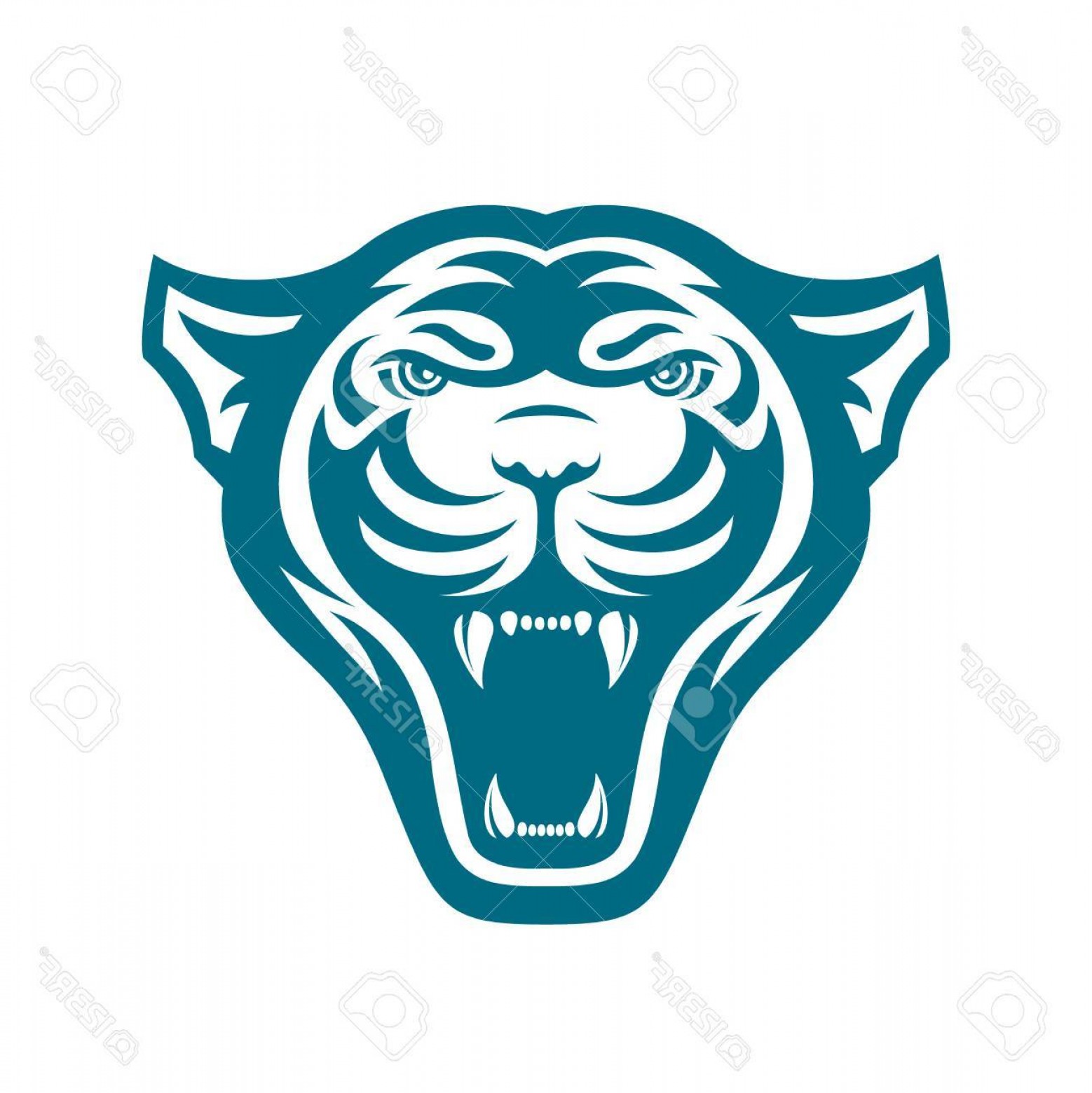 1558x1560 Photostock Vector Panthers Head Logo For Sport Club Or Team Animal