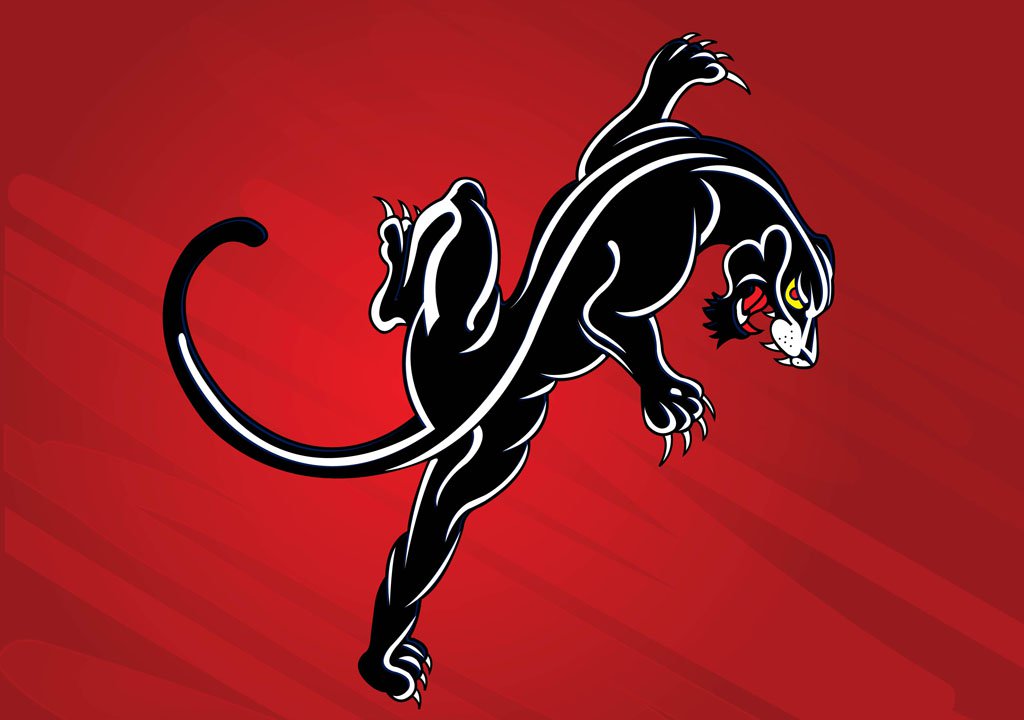 1024x720 Panther Vector Vector Art Amp Graphics