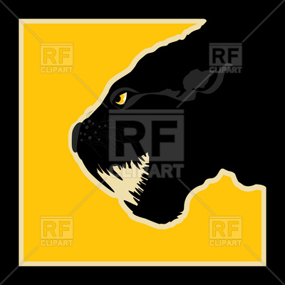 400x400 Silhouette Of A Black Panther Vector Image Vector Artwork Of