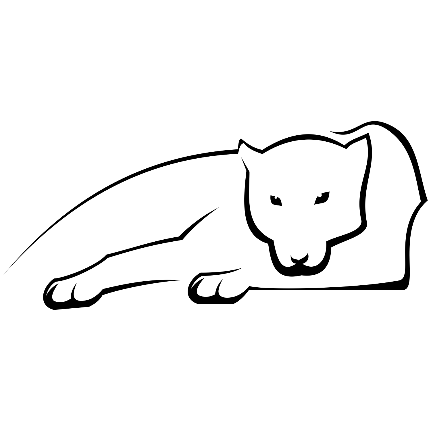 1500x1500 Vector For Free Use Panther Vector