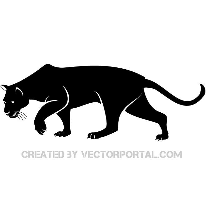 660x660 Black Panther Vector Illustration