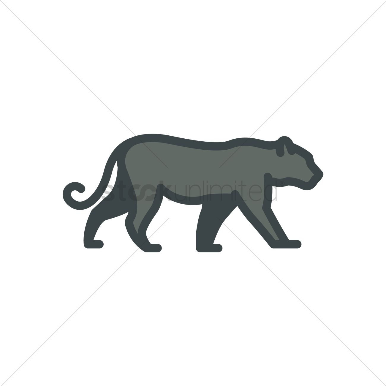 1300x1300 Panther Vector Image