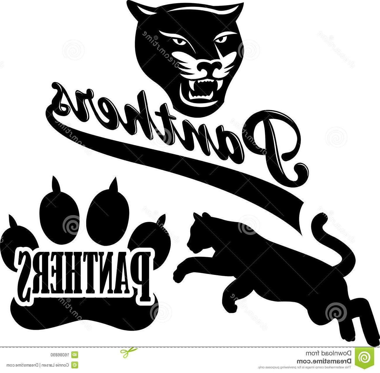 1300x1278 Best School Mascot Panther Vector Library Free Vector Art