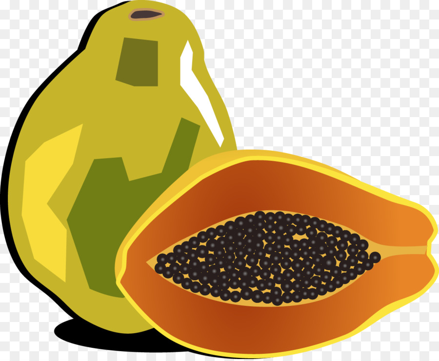 900x740 Papaya Fruit Clip Art