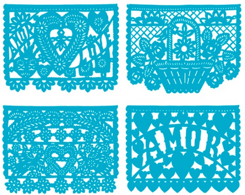 500x397 Papel Picado Banner From My Dog Eared Pages