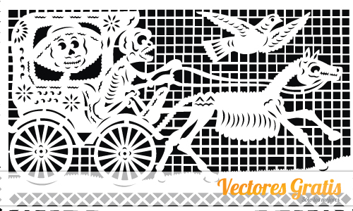 500x300 Papel Picado En Vector Vectores Gratis