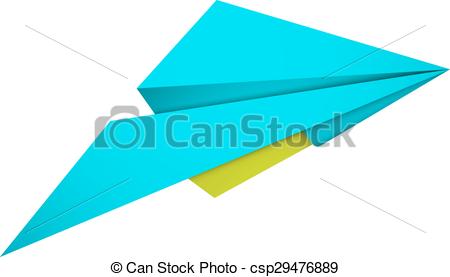 450x277 Paper Airplane Abstract Vector Illustration Isolated Eps 10.