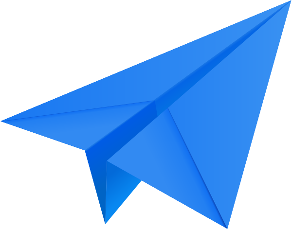 600x473 Paper Airplane Vector Blue Paper Plane Paper Aeroplane Vector Icon