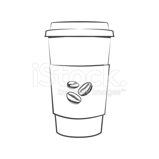 556x556 Paper Coffee Cup. Isolated. Vector Illustration Svgs