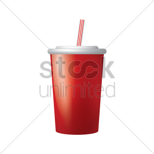 600x600 Paper Cup Vector Image