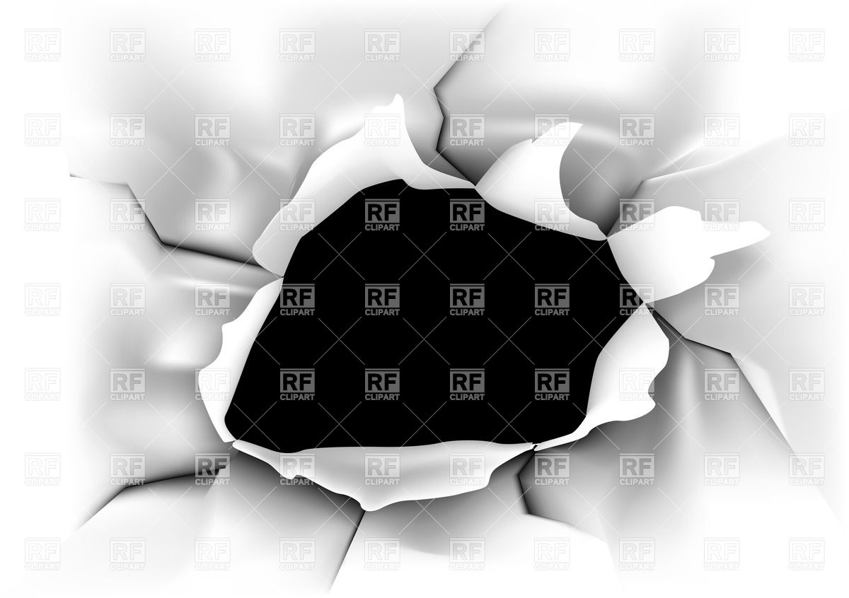 1200x846 White Paper With Black Hole Vector Image Vector Artwork Of