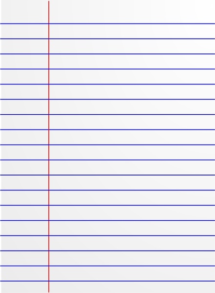 441x600 Lined Paper Icon Free Vector In Open Office Drawing Svg ( .svg