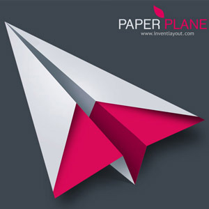 300x300 Paper Plane Vector