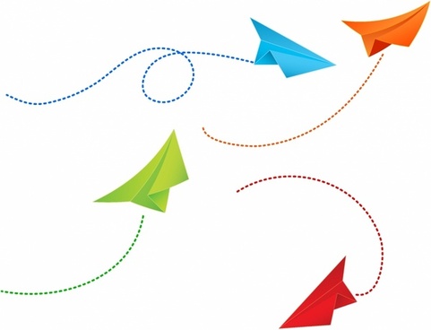 481x368 Paper Airplane Free Vector Download (4,982 Free Vector) For