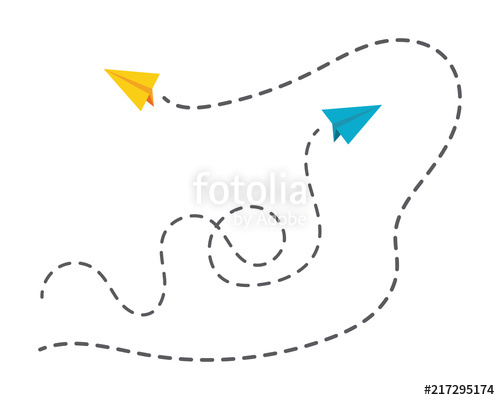 500x400 Paper Plane Vector Illustration Design Stock Image And Royalty