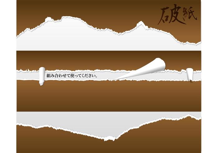 700x490 Free Torn Paper Vector