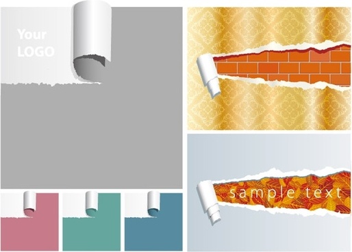 514x368 Torn Edge Vector Free Vector Download (548 Free Vector) For