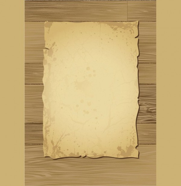 600x616 Old Parchment Paper Vector Graphic