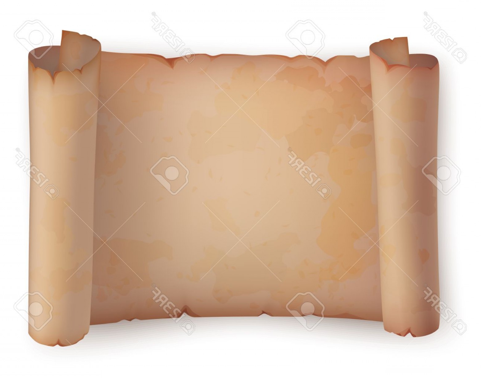 1560x1232 Photostock Vector Paper Roll Or Horizontal Old Scroll Or Ancient