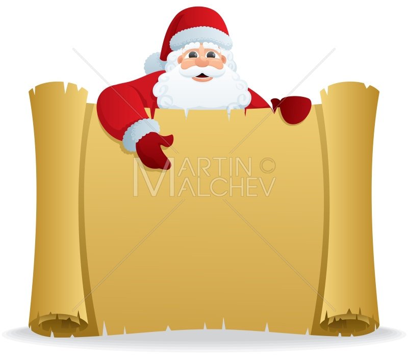800x704 Santa Scroll