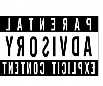336x280 Vector Parental Advisory Explicit Content Logo Vector Art