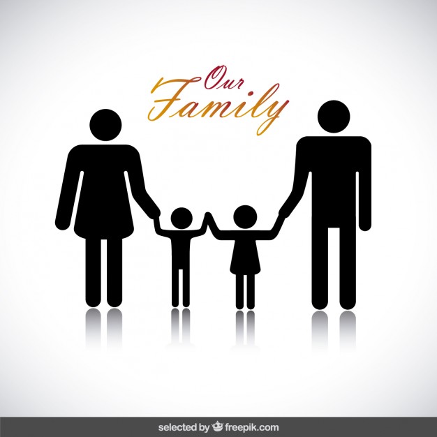 626x626 Parents With Children Vector Free Download