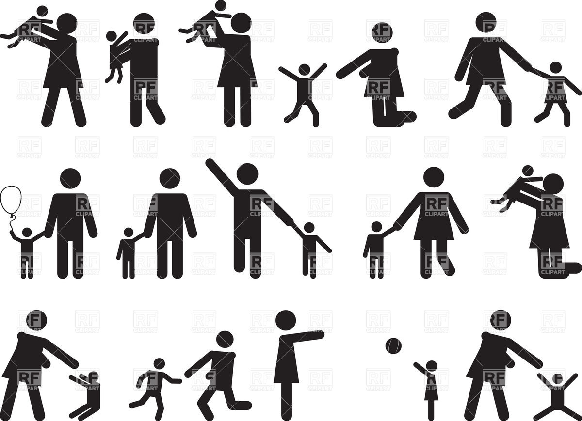 1200x869 Symbolic People As Families