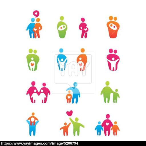 511x512 Icons Kids And Parents Vector