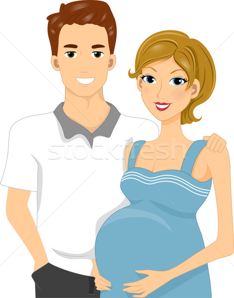 471x600 Expecting Parents Vector Illustration Lenm ( 1489503) Stockfresh