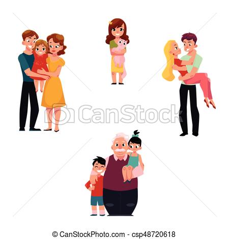 450x470 Family Members Hugging