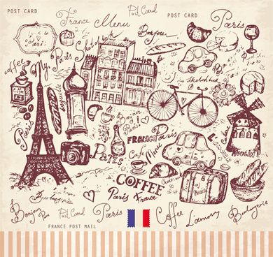 390x368 Paris Vectors Free Vector Download (145 Free Vector) For
