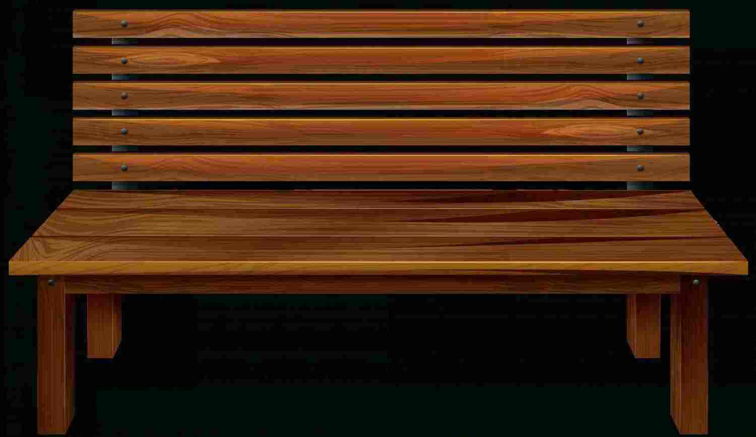 1500x867 Park Bench Vector Png Form Full Back Wishbone Site