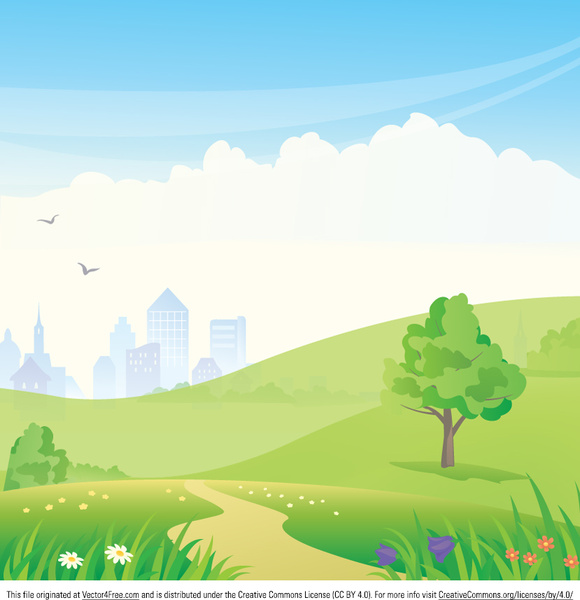 580x600 Urban Park Vector Free Vector In Encapsulated Postscript Eps