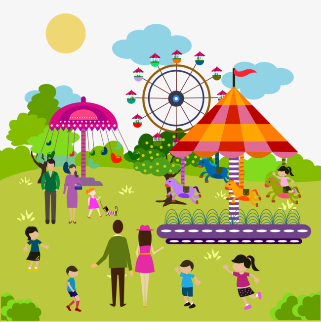 650x651 Amusement Park Vector Material, Art, Design, Renderings Png And
