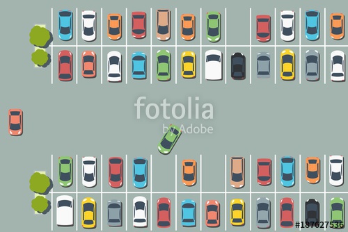 500x334 Parking Lot Illustration Stock Image And Royalty Free Vector