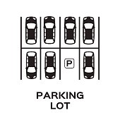 170x170 Collection Of Parking Lot Clipart Black And White High
