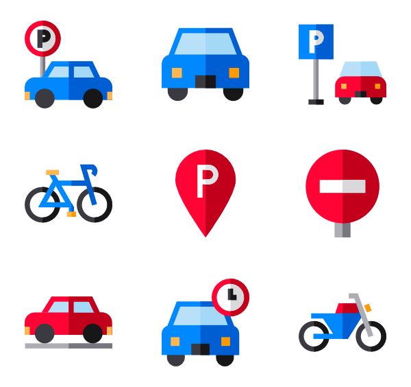 600x564 Parking Meter Icons