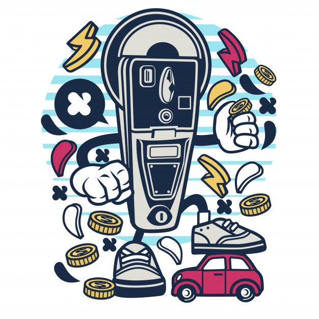 626x626 Parking Meter Vector Premium Download