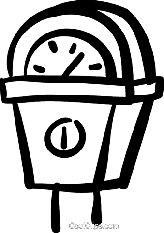 339x480 Parking Meter Royalty Free Vector Clip Art Illustration Vc032440