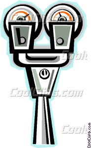 185x300 Parking Meter Vector Clip Art