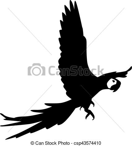 426x470 Flying Parrot.
