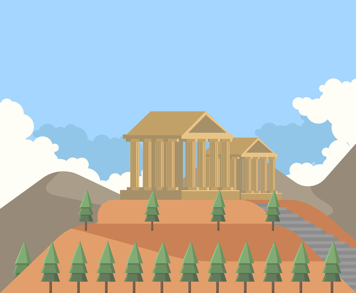 1136x936 Parthenon Of Athens Vector Vector Art Amp Graphics