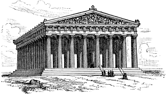 640x364 Temple Clipart Parthenon