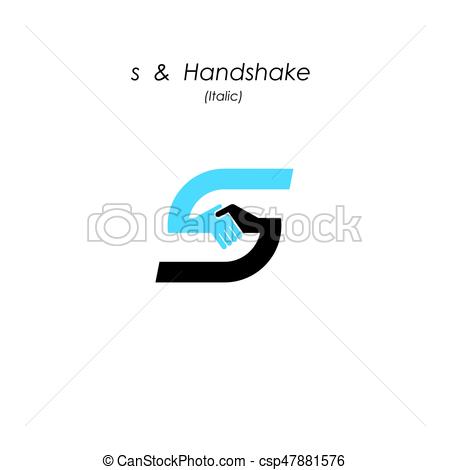 450x470 S Letter Icon Abstract Logo Design.business Offer Or Partnership
