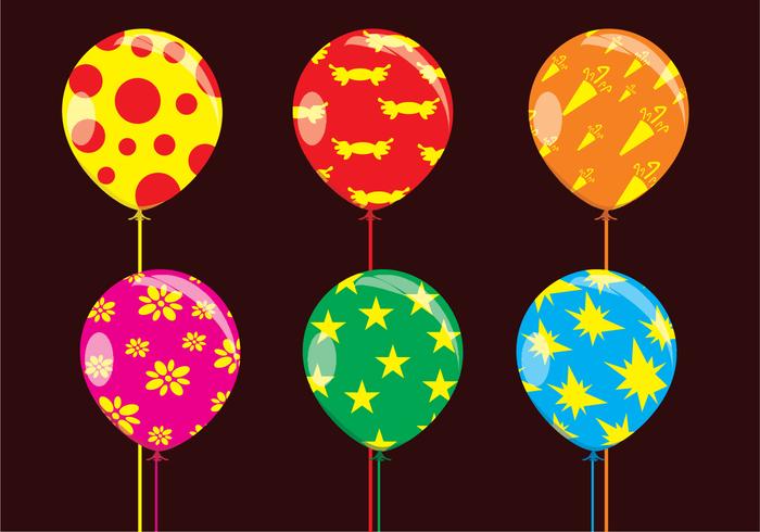 700x490 Fun Balloons Vectors