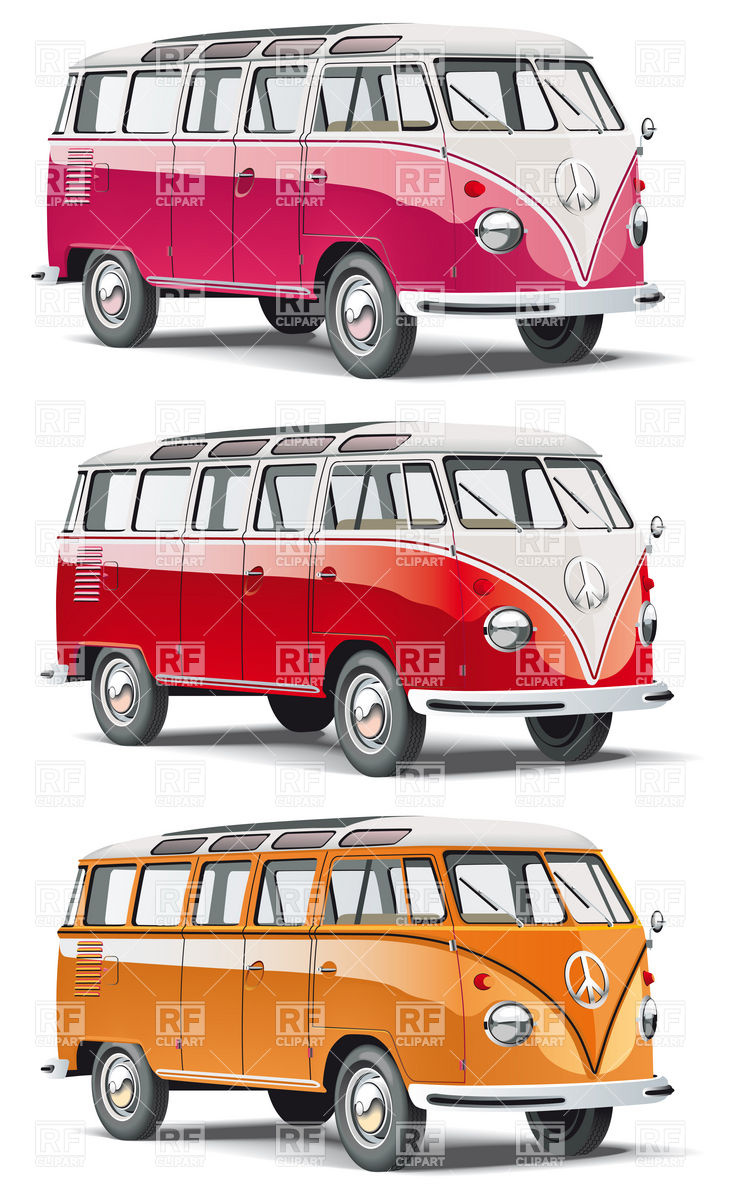738x1200 Hippy Bus Vector Image Vector Artwork Of Transportation