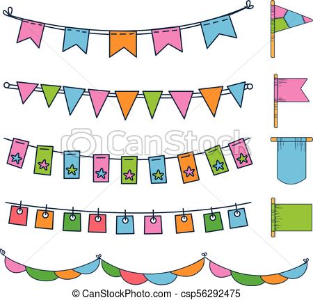 450x431 Colorful Bunting, Party Flags, Festival, Birthday, Holiday